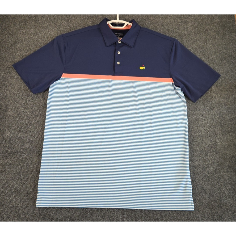 MASTERS GOLF TOURNAMENT MASTERS TECH MENS POLO SHIRT XL AUGUSTA‎ NATIONAL